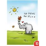 10er-Pack: Postkarte A6 +++ OTTO von modern times +++ ICH DENK AN DICH +++ MODERN TIMES © Ottifant Productions GmbH