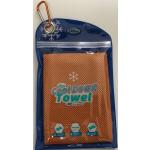 10x Cool Down Towel kühlendes Handtuch ORANGE im Polybag ca. 30 x 90 cm NEU