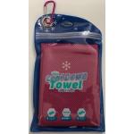 10x Cool Down Towel kühlendes Handtuch PINK im Polybag ca. 30 x 90 cm NEU