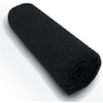 Schwarze Gästehandtücher aus Baumwolle maschinenwaschbar 30x50 