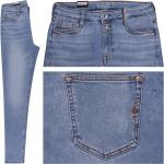 Hellblaue Blue Fire Skinny Jeans aus Denim für Damen 