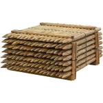 119x VOSS.farming Holzpfähle rund, Zaunpfahl Holz, Kesseldruckimprägniert Klasse 4, 150cm x 60mm
