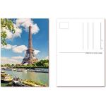 Lysco Grußkarten mit Eiffelturm-Motiv DIN A6 12-teilig 