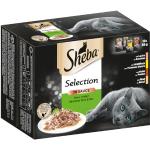 Sheba Selection in Sauce Katzenfutter nass mit Truthahn 