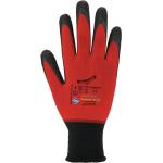 Rote Handschuhe Größe 11 