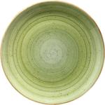 Hellgrünes Bonna Rundes Porzellan-Geschirr aus Porzellan mikrowellengeeignet 