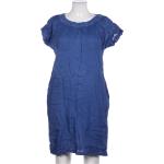 120%lino Damen Kleid, blau 44
