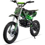 125cc Sky Dirtbike 17/14 Deluxe Crossbike Pitbike Enduro Motocross (Farbe: Grün)