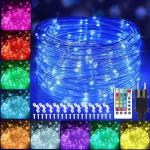 Blaue Wasserdichte LED Lichtschläuche mit Weihnachts-Motiv mit Timer 