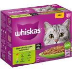 12x 85g Senior Frischebeutel Whiskas 7+ Gemischte Auswahl in Sauce Katzenfutter nass