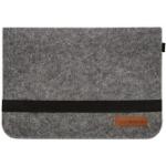 Graue iPad Hüllen & iPad Taschen mit Reißverschluss aus Filz 