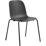Schwarze Skandinavische Hay Designer Stühle pulverbeschichtet aus Metall 
