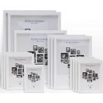 Weiße Minimalistische Nachhaltige Quadratische Fotowände & Bilderrahmen Sets aus Holz 30x40 14-teilig 