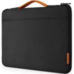 Schwarze Macbook Taschen mit Tiermotiv mit Reißverschluss 