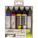 (178,15€/1l) Sennelier Liner Set N121350.00 Abstract Acrylic Discovery 5x 27ml