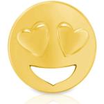 Goldene Emoji Ohrstecker aus Gold 14 Karat 