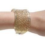 Goldene Edelstein Armbänder aus Gold 14 Karat mit Opal für Damen 