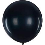 Schwarze Romantische Runde Luftballons 15-teilig zum Karneval / Fasching 