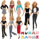 10 cm Barbie Puppenkleider aus Kunststoff 16-teilig 