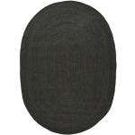 Reduzierte Schwarze Moderne Kelim Teppiche aus Jute 160x230 