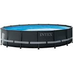 Reduzierte Intex Ultra-Frame Stahlwandpools & Frame Pools verzinkt mit Sandfilter 