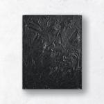 Schwarze Moderne Leinwandbilder glänzend aus Acrylglas handgemacht 16x20 