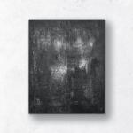 Schwarze Moderne Leinwandbilder aus Acrylglas handgemacht 16x20 