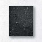 Schwarze Moderne Leinwandbilder aus Acrylglas handgemacht 16x20 