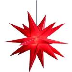 Rote Sterntaler Außen-Weihnachtssterne LED beleuchtet 