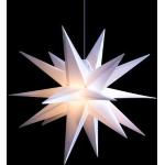 Weiße Sterntaler Außen-Weihnachtssterne LED beleuchtet 