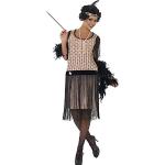Reduzierte Schwarze Smiffys Charleston-Kostüme & 20er Jahre Kostüme aus Polyester für Damen Größe L 
