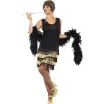 Reduzierte Schwarze Smiffys Charleston-Kostüme & 20er Jahre Kostüme aus Polyester für Damen Größe S 