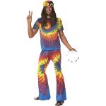 Bunte Smiffys Hippie-Kostüme & 60er Jahre Kostüme aus Polyester für Herren Größe L 