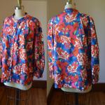 Rosa Vintage Festliche Blusen mit Rüschen aus Polyester für Damen 