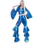 Reduzierte Blaue Smiffys 70er Jahre Kostüme aus Polyester für Damen Größe M 