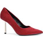 Reduzierte Rote Elegante High Heels & Stiletto-Pumps aus Stoff für Damen Größe 40 