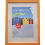 1a-Handelsagentur Holz Fotorahmen Bilderrhalter 40x50 cm Dekoration Träger, Farbe:orange