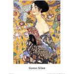 1art1 Gustav Klimt Poster Frau Mit Fächer IV Kunst