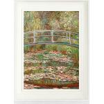 Cremefarbene Impressionistische 1art1 Claude Monet Poster aus MDF 30x40 