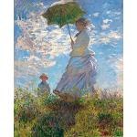 1art1 Claude Monet Poster Frau Mit Sonnenschirm, M
