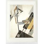 1art1 EL Lissitzky Poster Proun 19D, 1920-1921 Gerahmtes Bild Mit Edlem Passepartout | Wand-Bilder | Im Bilderrahmen 40x30 cm