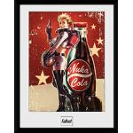 1art1 Fallout Poster 4, Nuka Cola Gerahmtes Bild Für Fans Und Sammler | Wand-Bilder | Im Bilderrahmen 40x30 cm