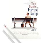 1art1 Forrest Gump Plakat | Bild (91x61 cm) Tom Hanks, Gary Sinise + EIN Paar Posterleisten, Transparent
