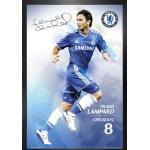 1art1 Fußball Poster Plakat | Bild und MDF-Rahmen - Chelsea, Lampard 13/14 (91 x 61cm)