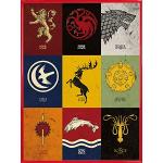 1art1 Game of Thrones Poster aus Papier mit Rahmen 