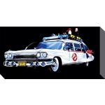 1art1 Ghostbusters Poster Auto, Ecto 1 Bilder Leinwand-Bild Auf Keilrahmen | XXL-Wandbild Poster Kunstdruck Als Leinwandbild 100x50 cm