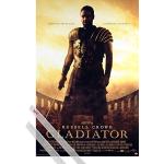 1art1 Gladiator Plakat | Bild (98x68 cm) Russell Crowe, Joaquin Phoenix Von Ridley Scott + EIN Paar Posterleisten, Transparent