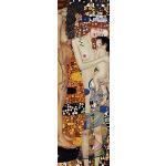 1art1 Gustav Klimt Die Drei Lebensalter Der Frau, 1905, 1-Teilig Selbstklebende Fototapete Poster-Tapete 240x75 cm