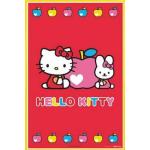 Gelbe 1art1 Hello Kitty Poster aus Papier mit Rahmen 61x91 