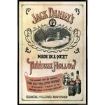 Schwarze 1art1 Jack Daniels Poster aus Papier mit Rahmen 61x91 